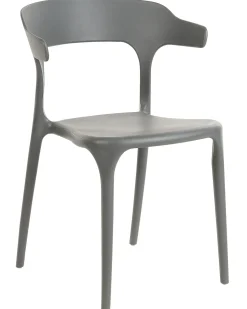 Best Beliani Set di 4 sedie da giardino GUBBIO Grigio