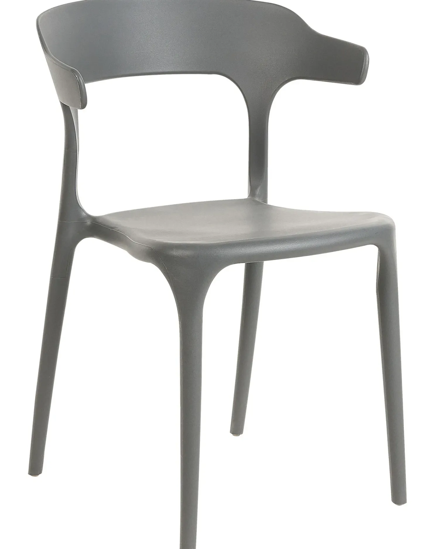 Best Beliani Set di 4 sedie da giardino GUBBIO Grigio