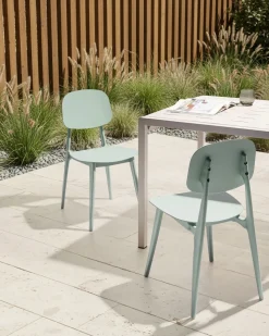 Best Beliani Set di 2 sedie da giardino KATTAVIA menta Verde