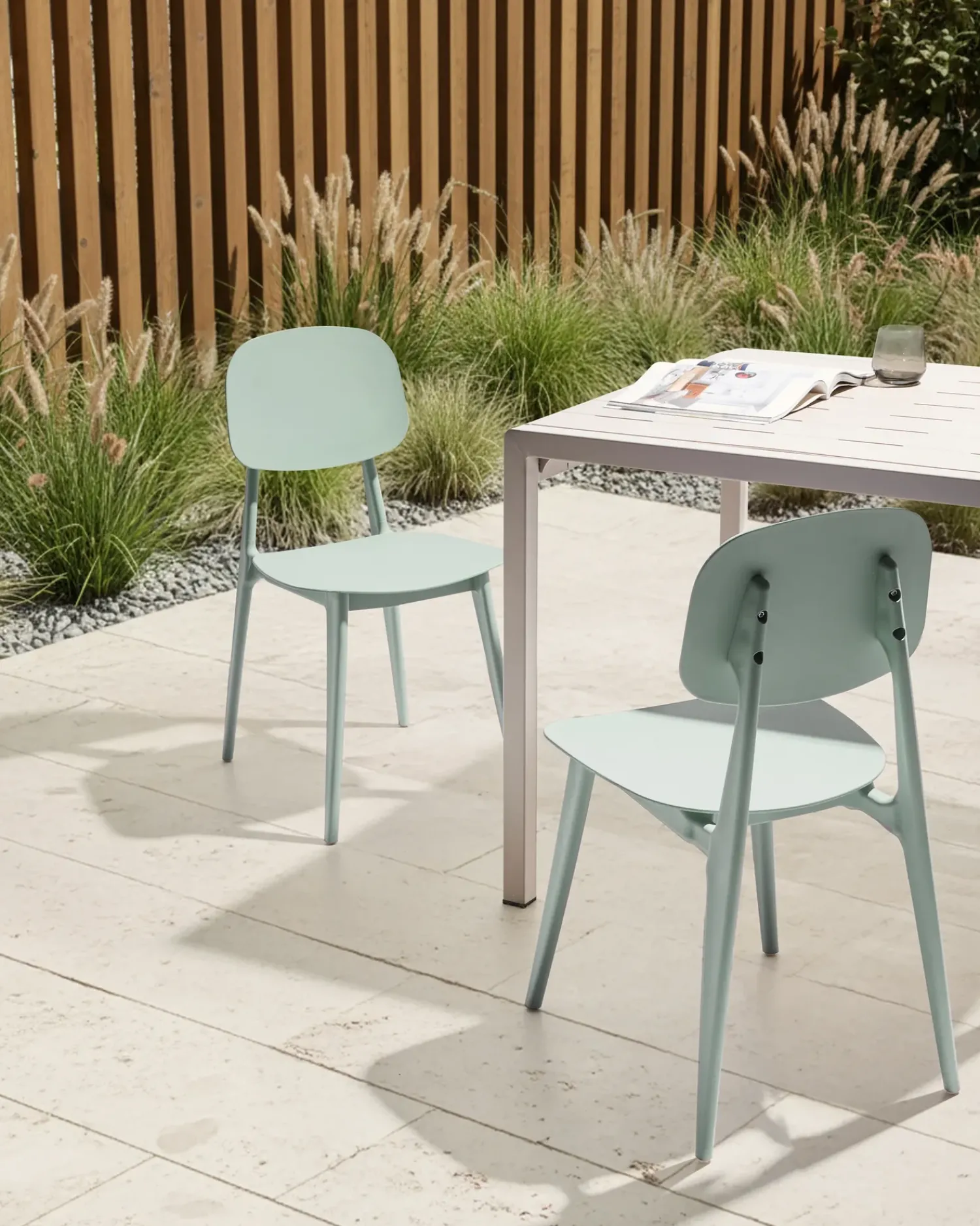 Best Beliani Set di 2 sedie da giardino KATTAVIA menta Verde