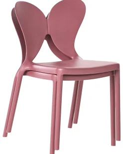 Sale Beliani Set di 2 sedie da giardino LARISSA Impilabile Rosa