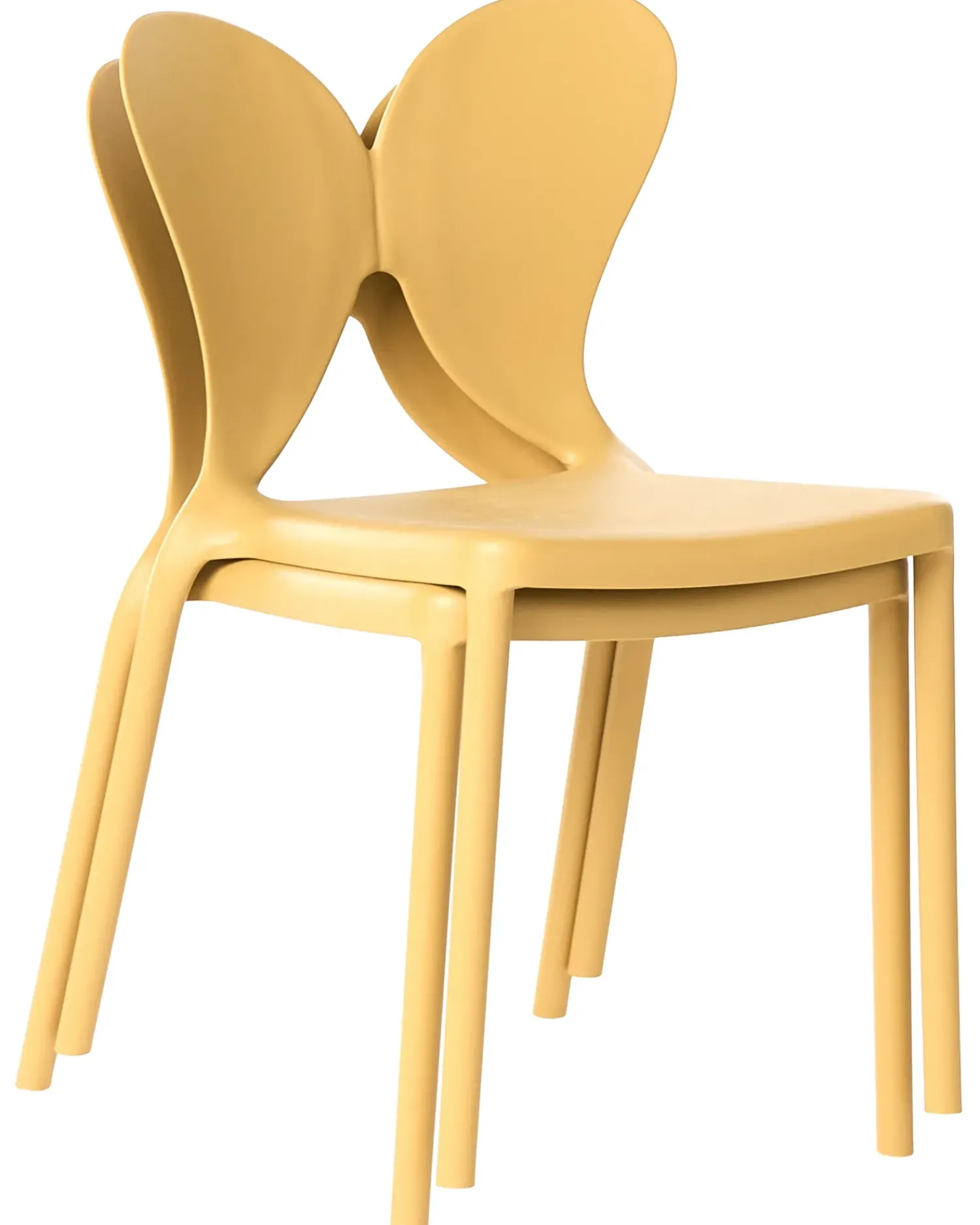 Sale Beliani Set di 2 sedie da giardino LARISSA Impilabile Giallo