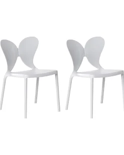 Discount Beliani Set di 2 sedie da giardino LARISSA chiaro Grigio