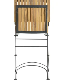 Clearance Beliani LASCARI Senza braccia Legno d'acacia Marrone chiaro Marrone Nero