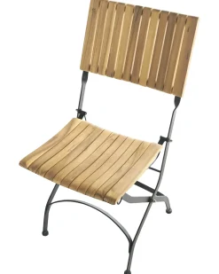Clearance Beliani LASCARI Senza braccia Legno d'acacia Marrone chiaro Marrone Nero