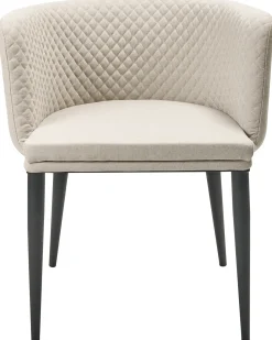 Sale Beliani Set di 2 sedie da giardino LIMASSON Tessuto Beige Beige Nero