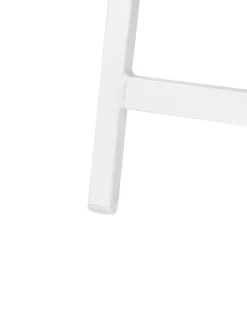 Hot Beliani MARCEDDI con poggiapiedi Metallo Bianco/Beige Beige Bianco