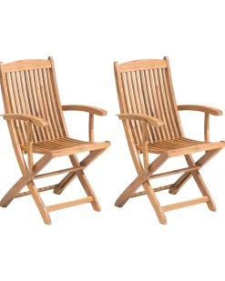 Discount Beliani MAUI Legno d'acacia chiaro Marrone