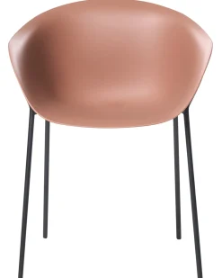 Sale Beliani Set di 2 sedie da giardino METEORA Materiale sintetico Marrone Marrone Nero