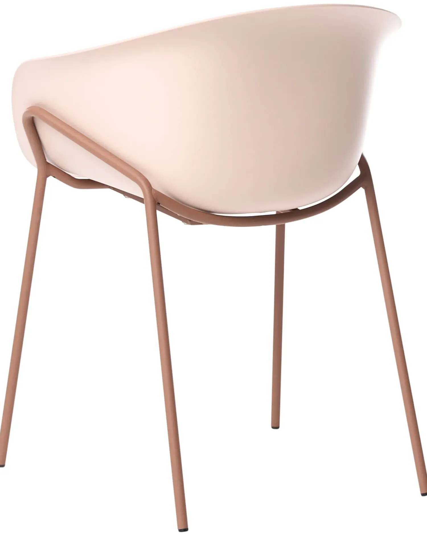 Outlet Beliani Set di 2 sedie da giardino METEORA Materiale sintetico Beige Beige Marrone