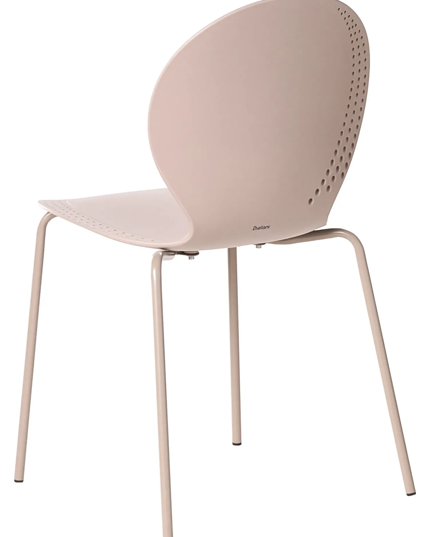 Online Beliani Set di 4 sedie da giardino MILOS Impilabile Beige