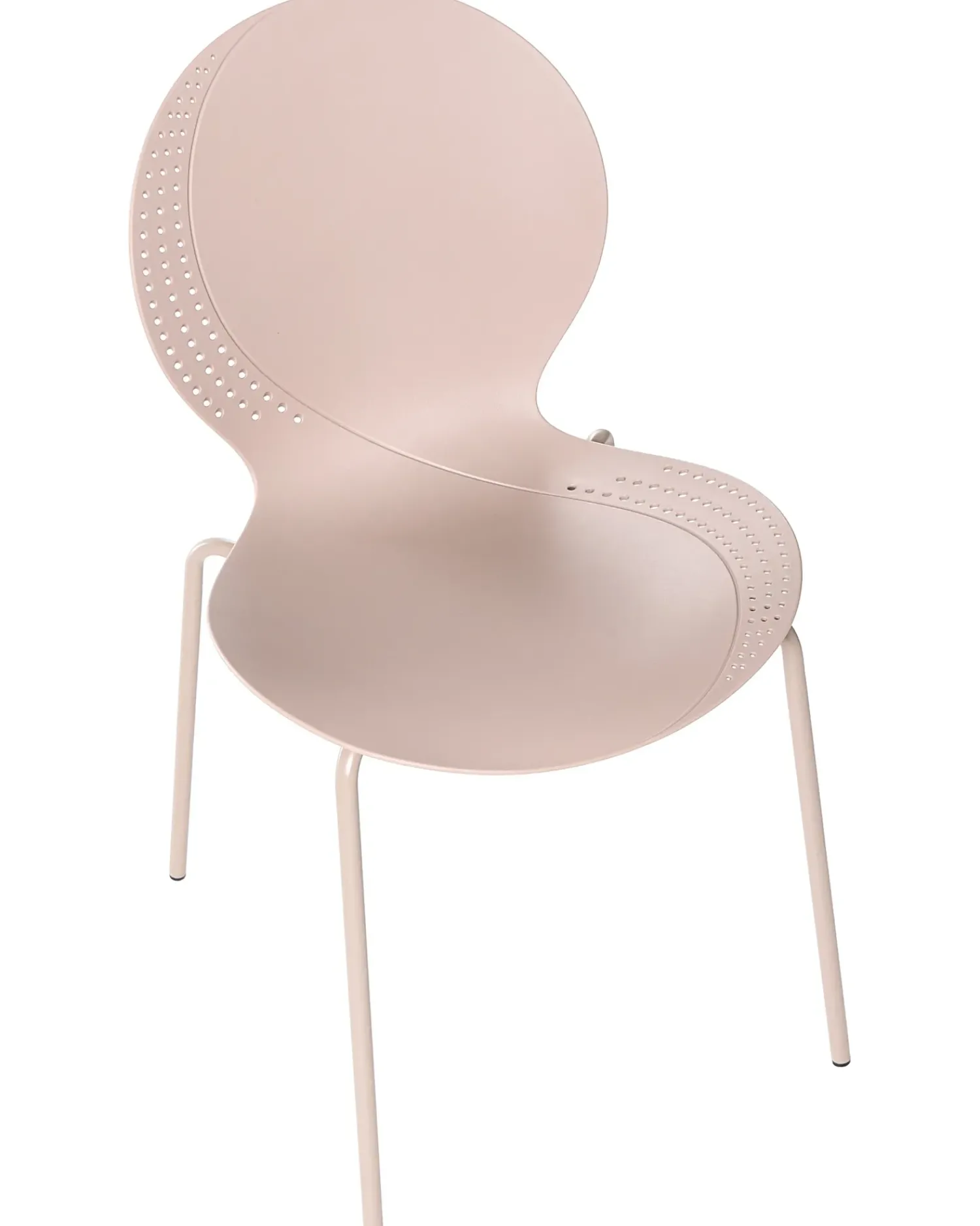 Online Beliani Set di 4 sedie da giardino MILOS Impilabile Beige