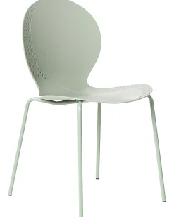 Sale Beliani Set di 4 sedie da giardino MILOS Impilabile chiaro Verde