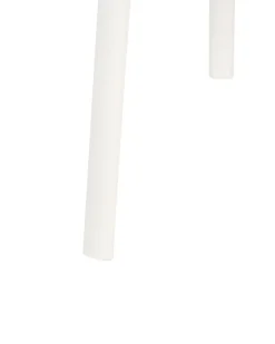 Best Beliani Set di 4 sedie da giardino MUSANO Rosa pastello Bianco Rosa
