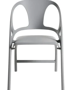 Outlet Beliani Set di 4 sedie da giardino NEMI Pieghevole Grigio