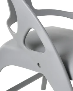 Outlet Beliani Set di 4 sedie da giardino NEMI Pieghevole Grigio