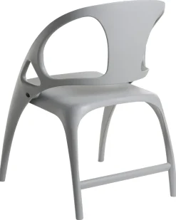 Outlet Beliani Set di 4 sedie da giardino NEMI Pieghevole Grigio