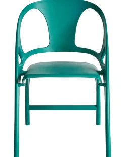 Beliani Set di 4 sedie da giardino NEMI Pieghevole Foglia di tè Verde