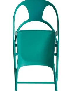 Beliani Set di 4 sedie da giardino NEMI Pieghevole Foglia di tè Verde