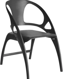 Outlet Beliani Set di 4 sedie da giardino NEMI Pieghevole Nero