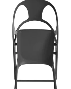 Outlet Beliani Set di 4 sedie da giardino NEMI Pieghevole Nero