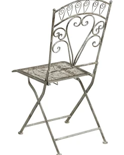 Discount Beliani NURRA Pieghevole Metallo Grigio