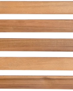 Outlet Beliani OMBRIANO Legno di acacia certificato chiaro Marrone