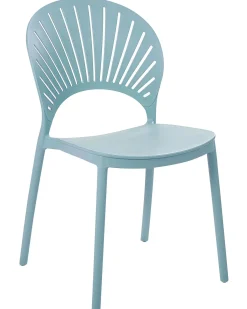 Sale Beliani Set di 4 sedie da giardino OSTIA Azzurro Blu