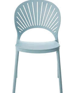Sale Beliani Set di 4 sedie da giardino OSTIA Azzurro Blu