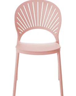 Outlet Beliani Set di 4 sedie da giardino OSTIA pastello Rosa