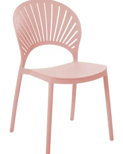 Outlet Beliani Set di 4 sedie da giardino OSTIA pastello Rosa