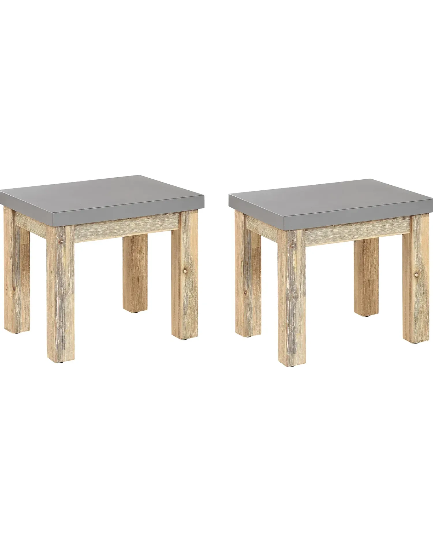 Outlet Beliani OSTUNI Cemento Grigio Marrone Grigio