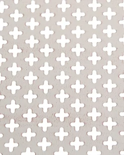 Beliani PAVIA Pieghevole Metallo sporco Bianco