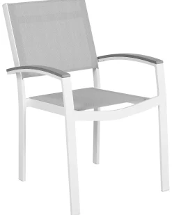 Discount Beliani PERETA Metallo Grigio Bianco Grigio