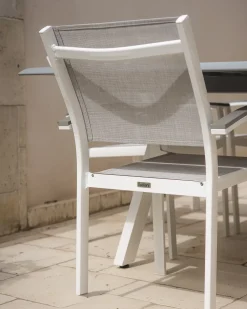 Discount Beliani PERETA Metallo Grigio Bianco Grigio