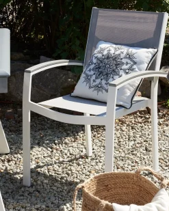 Discount Beliani PERETA Metallo Grigio Bianco Grigio