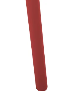 New Beliani Set di 4 sedie da giardino PESARO Rosso