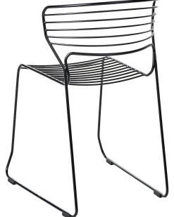 Outlet Beliani Set di 2 sedie da giardino PISTOIA Metallo Nero