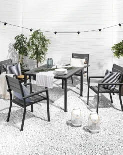 Discount Beliani PRATO Grigio Grigio Nero