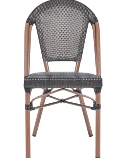 Best Beliani RIFREDDO Rattan sintetico (PE) Grigio Grigio Marrone