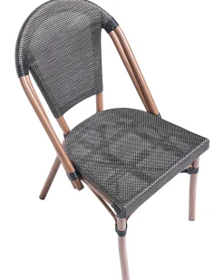 Best Beliani RIFREDDO Rattan sintetico (PE) Grigio Grigio Marrone