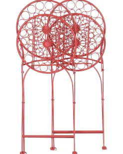 Outlet Beliani SCARIO Metallo Rosso