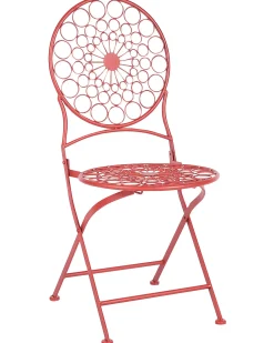 Outlet Beliani SCARIO Metallo Rosso