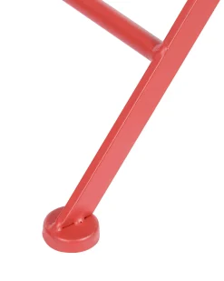 Outlet Beliani SCARIO Metallo Rosso
