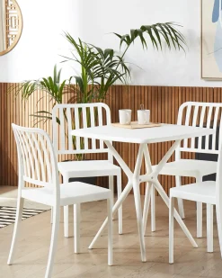 Best Beliani SERSALE Materiale sintetico Bianco