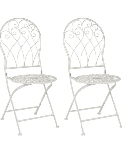 Clearance Beliani STIFFE Metallo Bianco