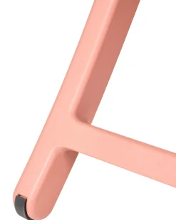 Clearance Beliani Set di 4 sedie da giardino TALCA Pieghevole Corallo Rosso