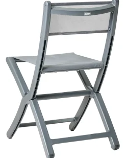 Beliani Set di 4 sedie da giardino TALCA scuro Grigio