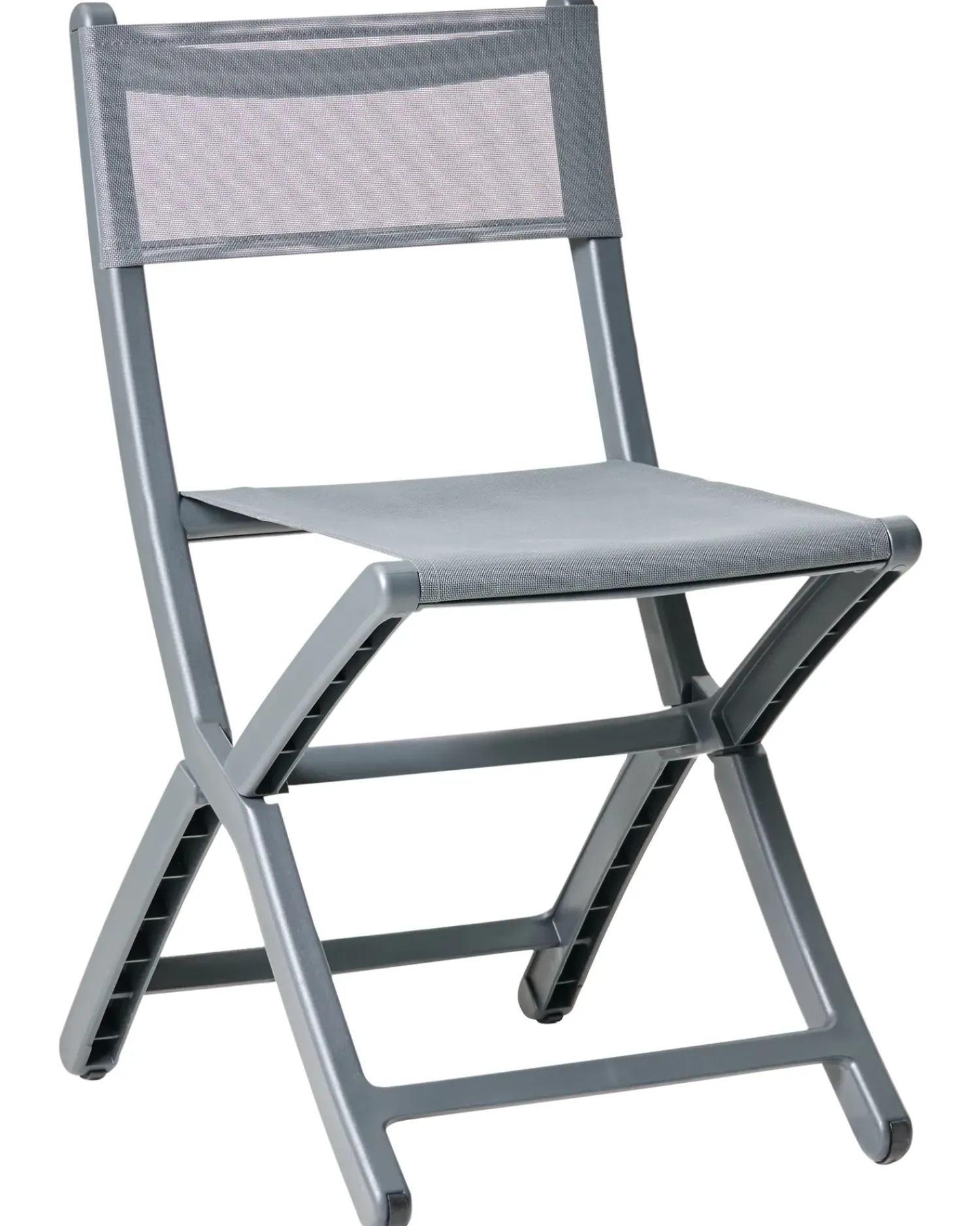 Beliani Set di 4 sedie da giardino TALCA scuro Grigio