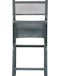 Beliani Set di 4 sedie da giardino TALCA scuro Grigio